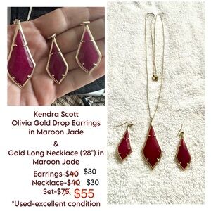 Kendra Scott necklace/earring set